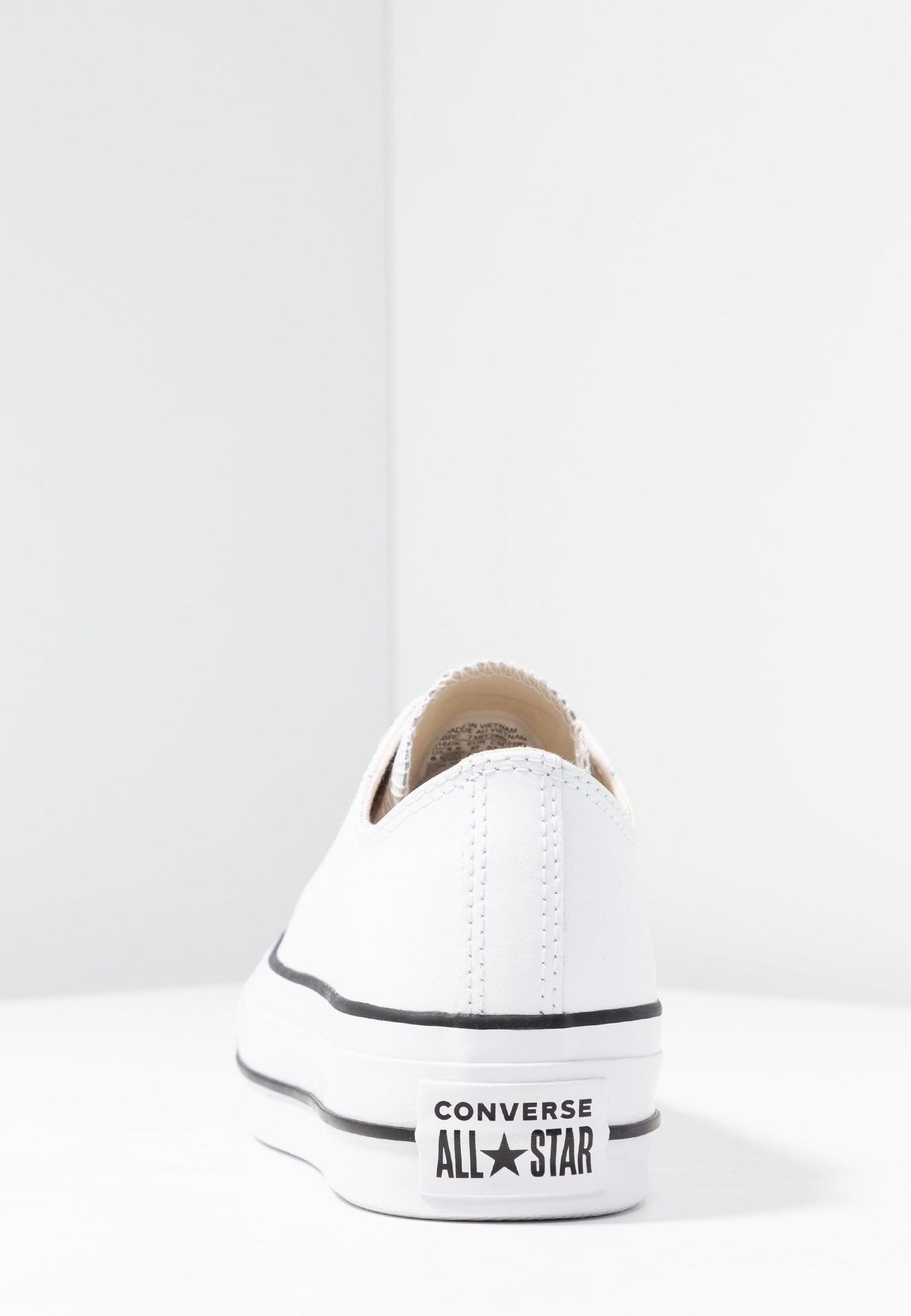 Chucks - All Star Plataforma PoliPiel Blanca
