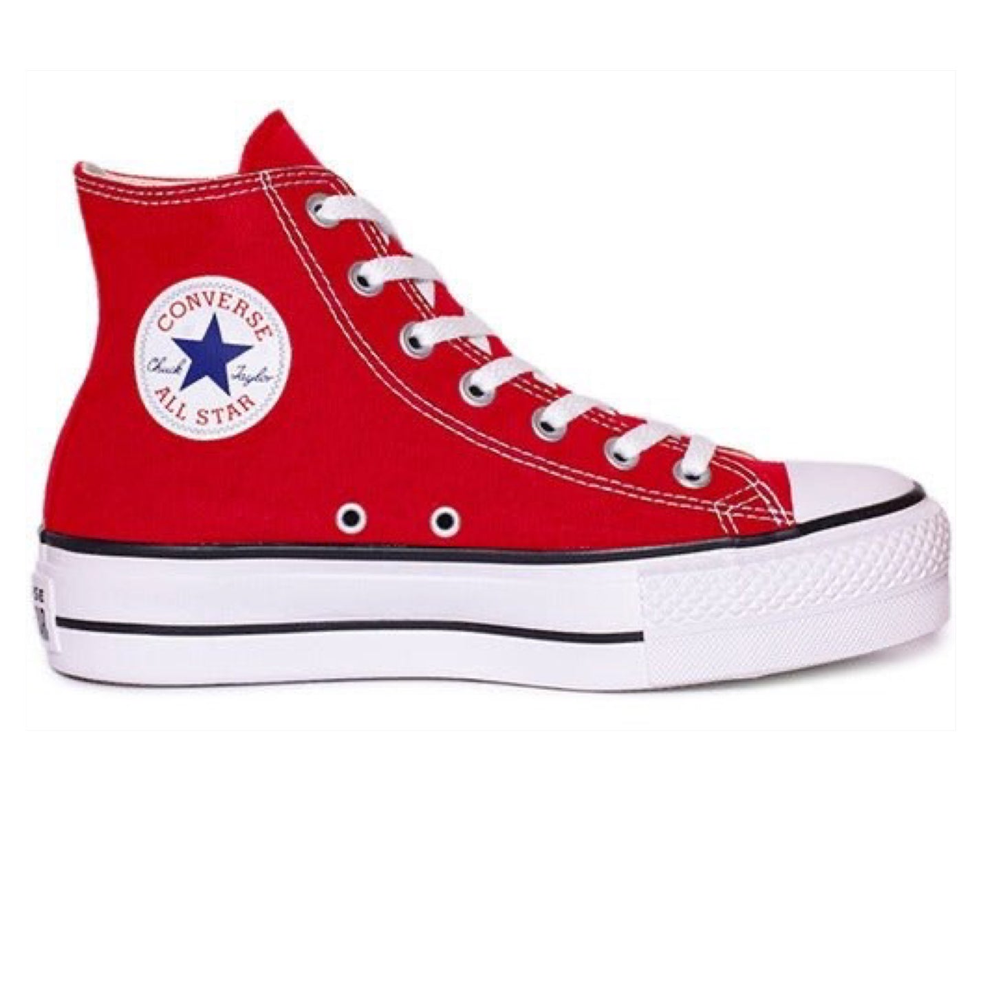 Chucks - All Star Plataforma Lona Roja