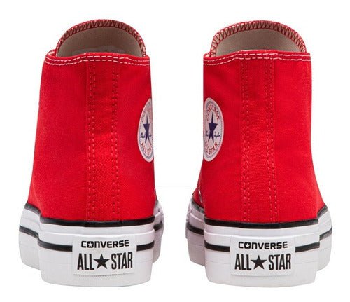 Chucks - All Star Plataforma Lona Roja