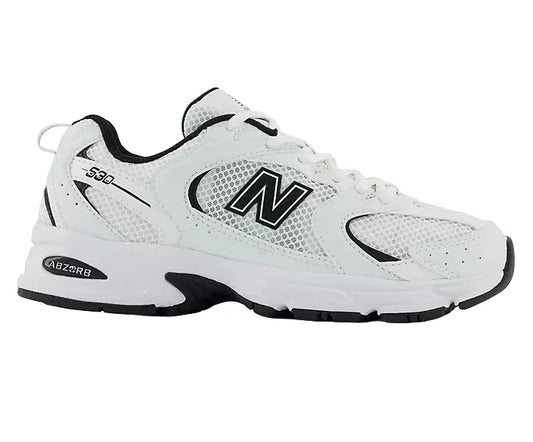 New balance 530 Unisex Blanco y negro