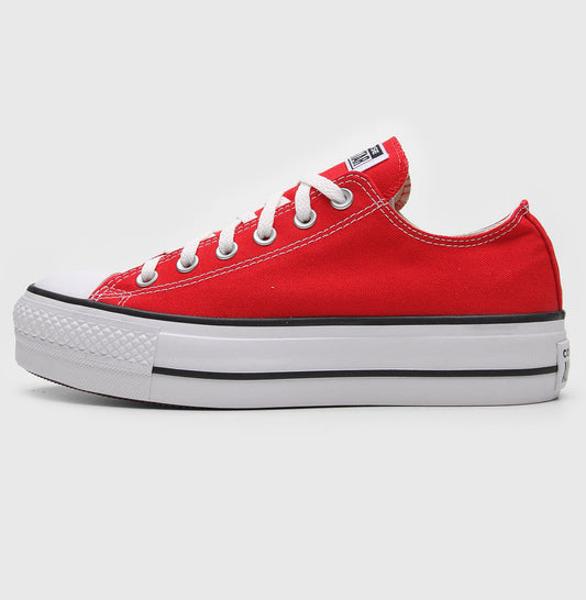 Chucks - All Star Plataforma Lona Roja