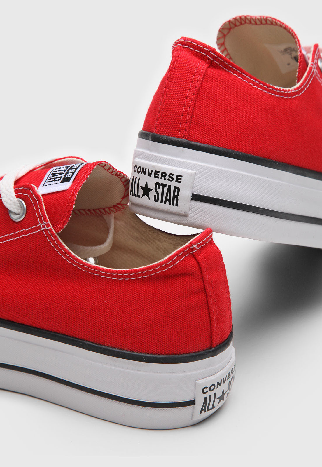 Chucks - All Star Plataforma Lona Roja